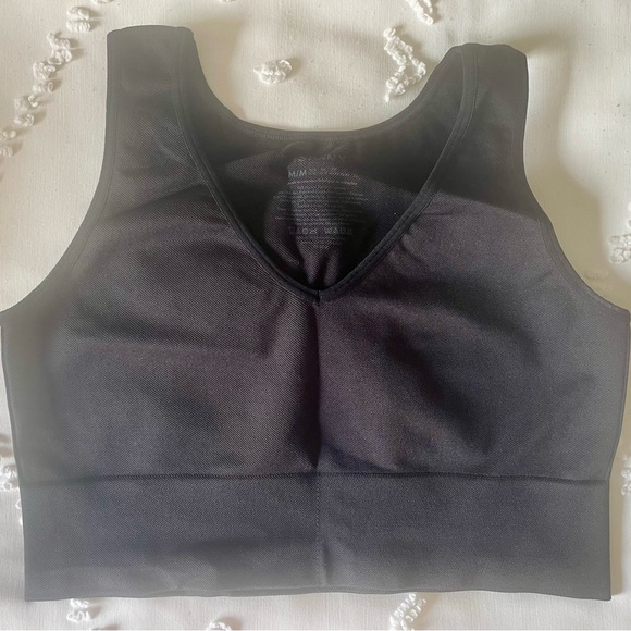 SPANX Black Seamless Crop Top - Picture 3 of 4